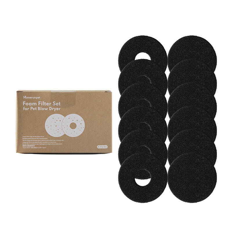 Homerunpet PD10 – Set filtre de schimb pentru uscătorul Homerunpet PD10, filtrare eficientă praf și păr, instalare rapidă, alb