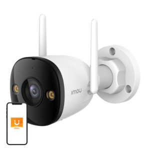IMOU Bullet 3 – Cameră supraveghere IP WiFi/LAN exterior 3MP, viziune nocturnă 30m, audio, sirenă 110dB, reflector, IP67