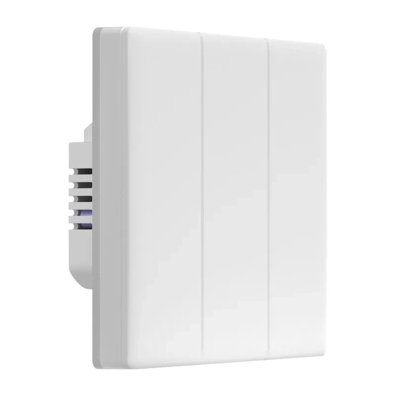 Sonoff TX T5 3C – Întrerupător Tactil Inteligent Wi‑Fi cu 3 Canale, LED RGB și Feedback Multisenzorial