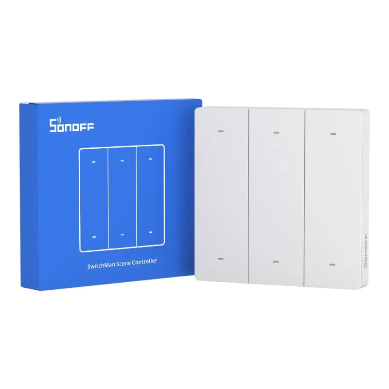 Sonoff R5 – Întrerupător Wireless Inteligent de Scenă, 6 Acțiuni Programabile, Alb