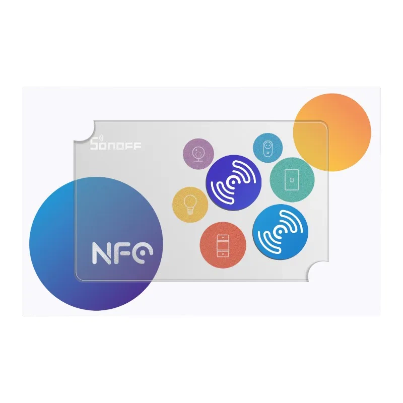 Sonoff NFC Smart Tag – card inteligent pentru declanșare automatizări prin eWeLink, compatibil Android/iOS, rezistent la apă