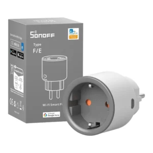 Sonoff S60TPF – Priza smart Wi‑Fi 16A cu monitorizare energie si protecţie la suprasarcina
