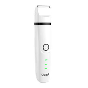 Oneisall N12 – Mașină de tuns 4 în 1 pentru animale, 600mAh, autonomie 90 min, silențioasă 60dB, alb