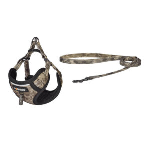 Dogness – Set lesă și ham pentru câini, design camuflaj (moro)
