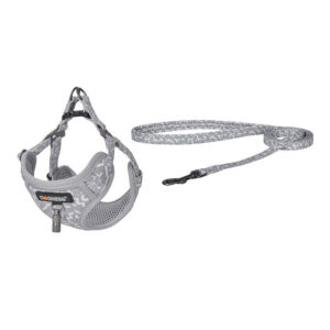 Dogness – Set lesă și ham pentru câini, maro