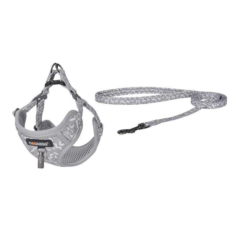 Dogness – Set lesă și ham pentru câini, maro