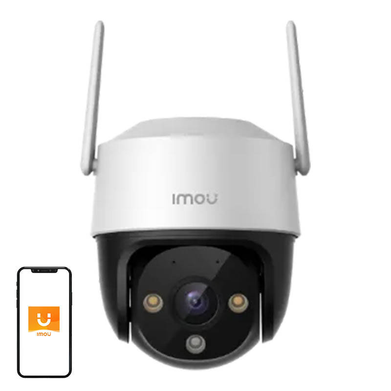 IMOU Cruiser SE+ – Cameră supraveghere WiFi 360 grade exterior 5MP, viziune nocturnă 30m, audio, sirenă 110dB, IP66