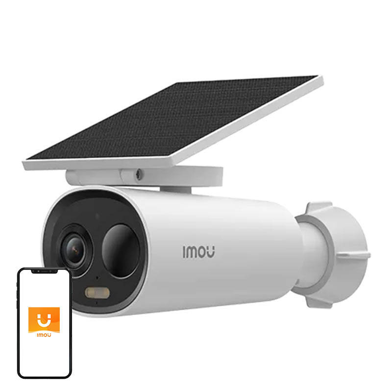 IMOU Cell 3C AIO – Cameră supraveghere Wi-Fi exterior 3MP, panou solar integrat, baterie 5000mAh, viziune nocturnă 15m, audio