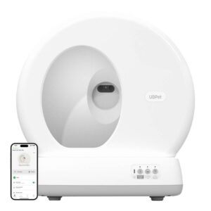 UBPet UCAT C10 Pro – Litieră inteligentă cu autocurățare pentru pisici, cu cameră integrată