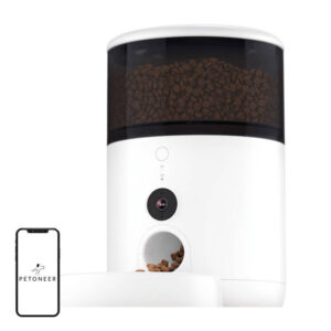 Petoneer NutriVue – Dozator smart hrană cu cameră Full HD 1080p și Night Vision, control porții din aplicație, audio