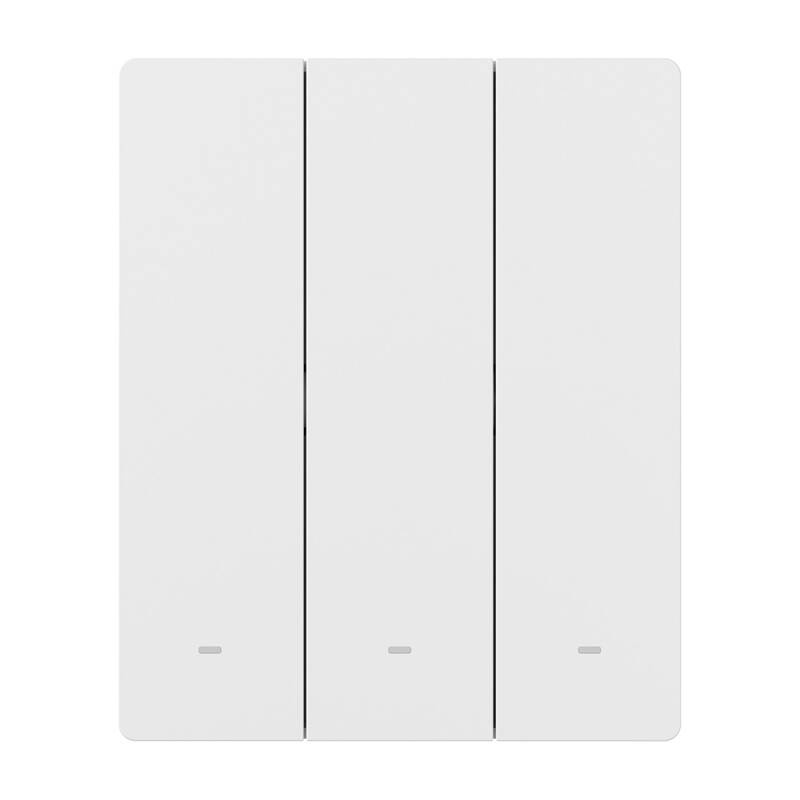 Sonoff M5-3C-80W – Întrerupător smart Wi-Fi, 3 butoane 2A pe canal, LED reglabil, scene și cronometre, compatibil Matter