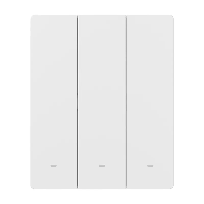 Sonoff M5-3C-80W – Întrerupător smart Wi-Fi, 3 butoane 2A pe canal, LED reglabil, scene și cronometre, compatibil Matter