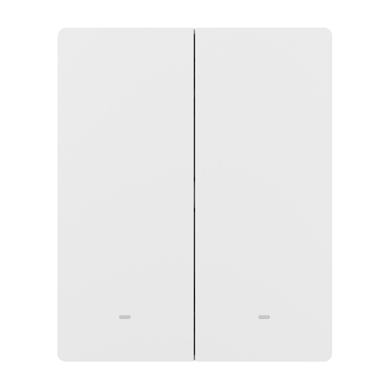 Sonoff M5‑2C‑80W – Întrerupător smart, 2 butoane, Wi‑Fi + Matter, compatibil Alexa, Google Home și Apple Home