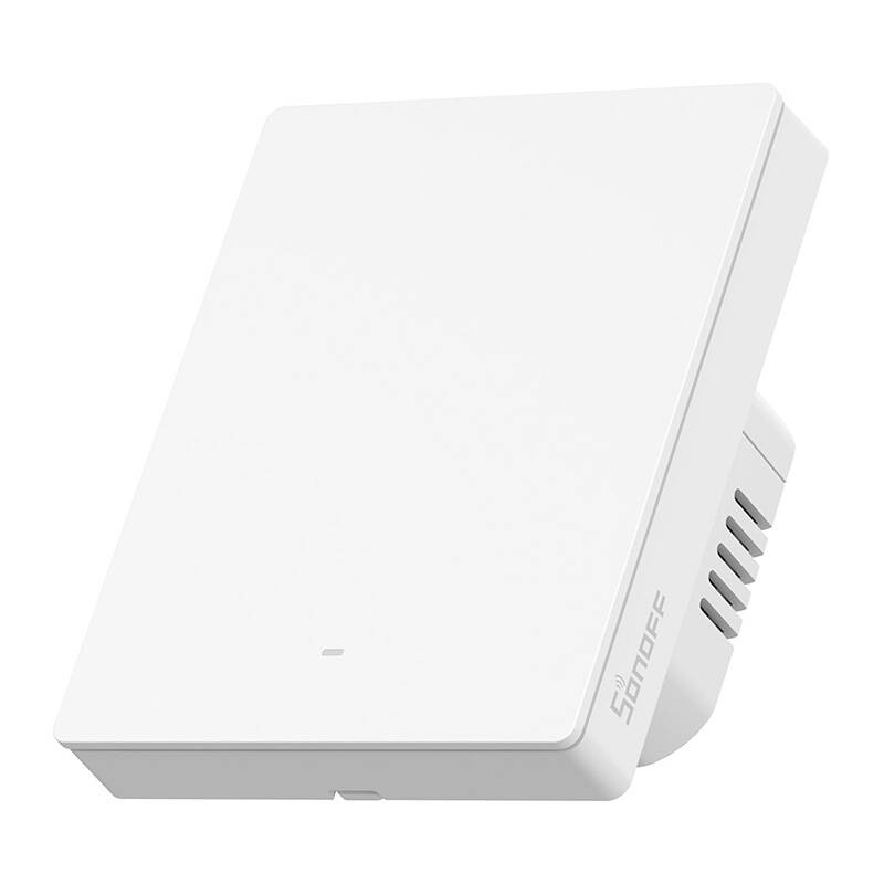 Sonoff M5‑2C‑80W – Întrerupător smart, 1 buton, Wi‑Fi + Matter, compatibil Alexa, Google Home și Apple Home