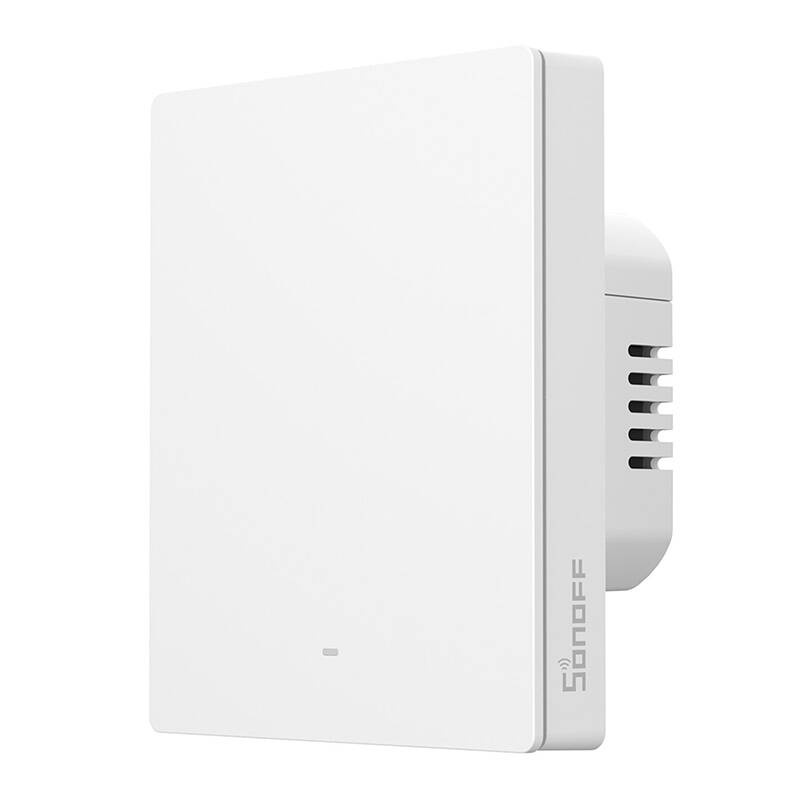 Sonoff M5‑2C‑80W – Întrerupător smart, 1 buton, Wi‑Fi + Matter, compatibil Alexa, Google Home și Apple Home