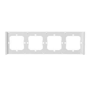 Sonoff M5‑4C‑80‑FW – Ramă albă pentru 4 întrerupătoare M5‑80, compatibilă cu întrerupătoare M5‑80