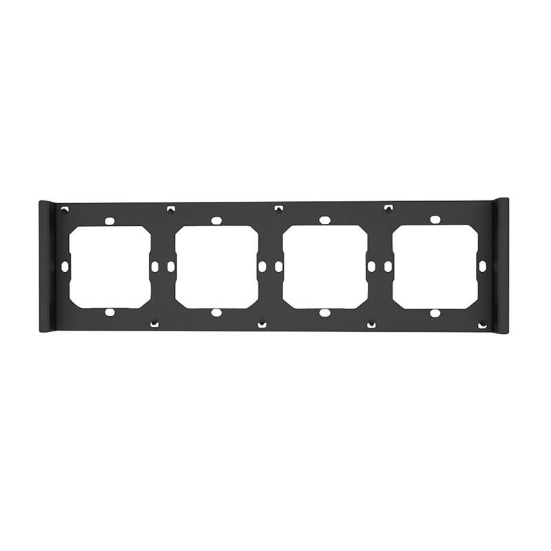 Sonoff M5‑4C‑80‑FW – Ramă neagră pentru 4 întrerupătoare M5‑80, compatibilă cu întrerupătoare M5‑80