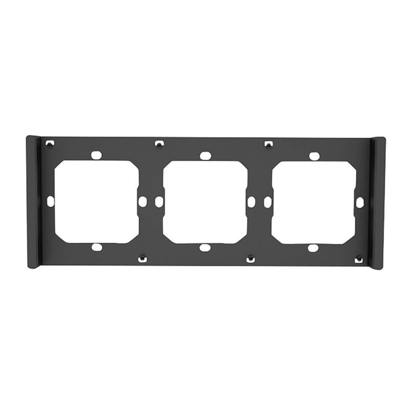 Sonoff M5‑3C‑80‑FW – Ramă neagră pentru 3 întrerupătoare M5‑80, compatibilă cu întrerupătoare M5‑80
