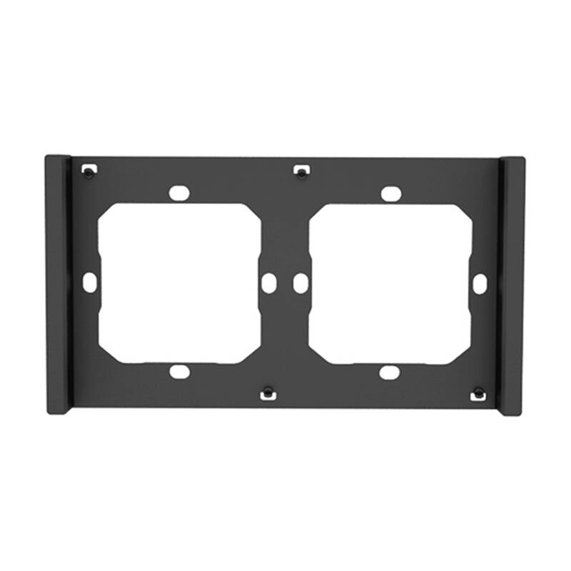 Sonoff M5‑2C‑80‑FW – Ramă neagră pentru 2 întrerupătoare M5‑80, compatibilă cu întrerupătoare M5‑80