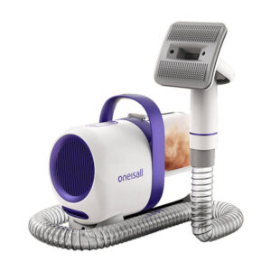 Oneisall LM5 – Kit aspirator 300W pentru îngrijirea animalelor de companie, recipient 1,5L, silențios