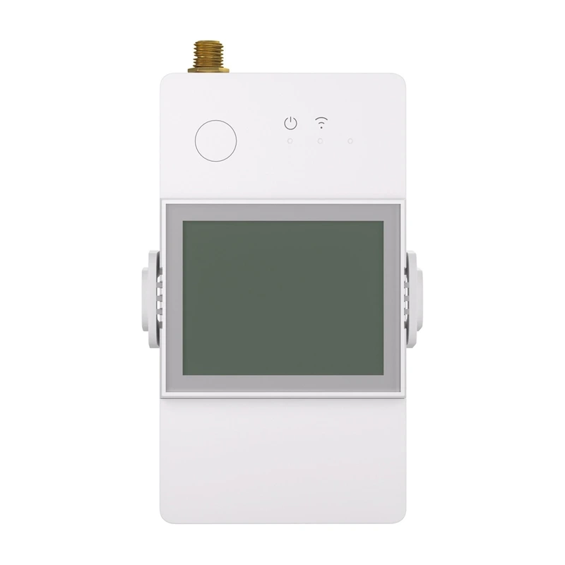 Sonoff POWCT – Monitor energie Wi‑Fi cu traductor CT100A, releu uscat 2A, istoric 6 luni, eWeLink, carcasă ignifugă albă
