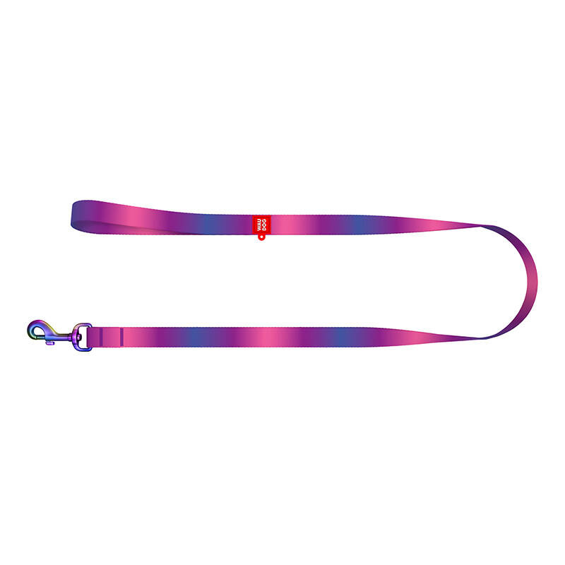 WAUDOG gradient nylon lesă câine, 20mm lățime, 122cm lungime, violet