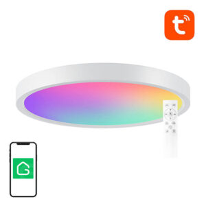 Lampă de tavan inteligentă 30cm WiFi/Bluetooth 16M RGBCW Gosund LB12 1920lm Tuya + telecomandă.