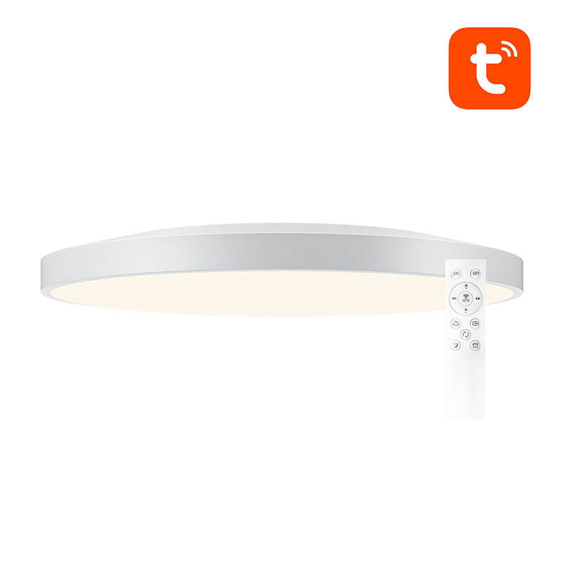 Lampă de plafon inteligentă 30cm Bluetooth 16M RGBCW Gosund LB13 1600lm Tuya + telecomandă.