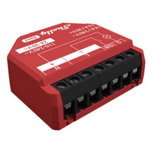 Shelly 1PM Gen3 – Releu inteligent WiFi, 1 canal, 16A, cu monitorizare consum