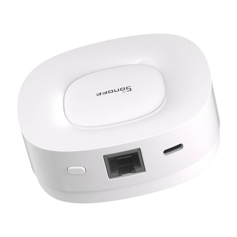 Hub Zigbee 3.0 SONOFF Zigbee Bridge Ultra (ZBBridge-U), Ethernet și WiFi, punte Matter, până la 256 de dispozitive, alb