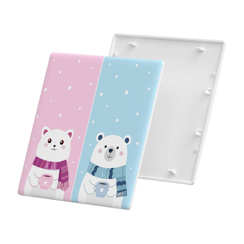 Sonoff T5 Cartoon 2C – Capac frontal decorativ pentru întrerupător smart TX Ultimate, design cartoon, compatibil 2 canale