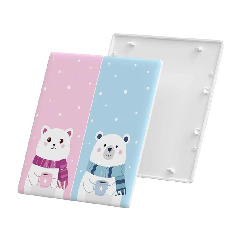 Sonoff T5 Cartoon 2C – Capac frontal decorativ pentru întrerupător smart TX Ultimate, design cartoon, compatibil 2 canale