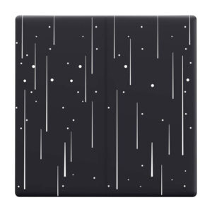 Sonoff Star 2C – Panou decorativ model star pentru întrerupător TX Ultimate T5 2 canale, 86 × 86 × 39 mm