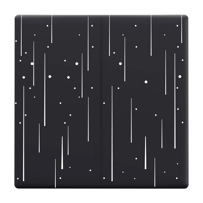 Sonoff Star 2C – Panou decorativ model star pentru întrerupător TX Ultimate T5 2 canale, 86 × 86 × 39 mm