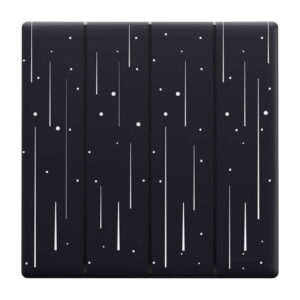 Sonoff Star 4C – Panou decorativ model star pentru întrerupător TX Ultimate T5 4 canale, 86 × 86 × 39 mm