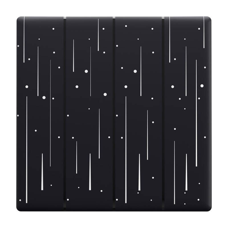 Sonoff Star 4C – Panou decorativ model star pentru întrerupător TX Ultimate T5 4 canale, 86 × 86 × 39 mm