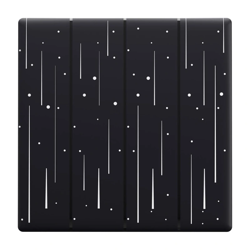 Sonoff Star 4C – Panou decorativ model star pentru întrerupător TX Ultimate T5 4 canale, 86 × 86 × 39 mm