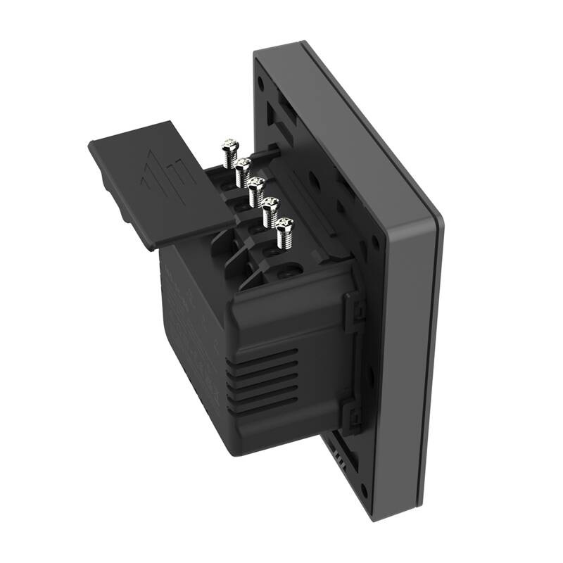 Sonoff M5‑1C‑80 – întrerupător Wi‑Fi Matter smart, 1 canal, 6A, LED reglabil, gri