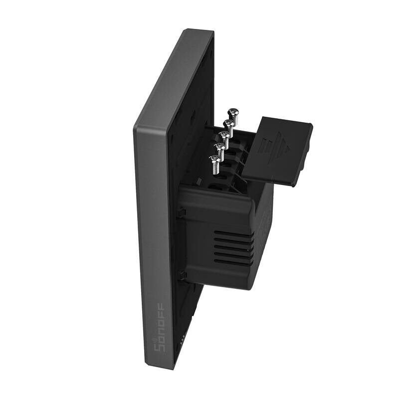 Sonoff NSPanel Pro 120 – Panou smart Wi-Fi 4,7 inch tactil, hub ZigBee 3.0, termostat integrat, 2 butoane fizice, negru