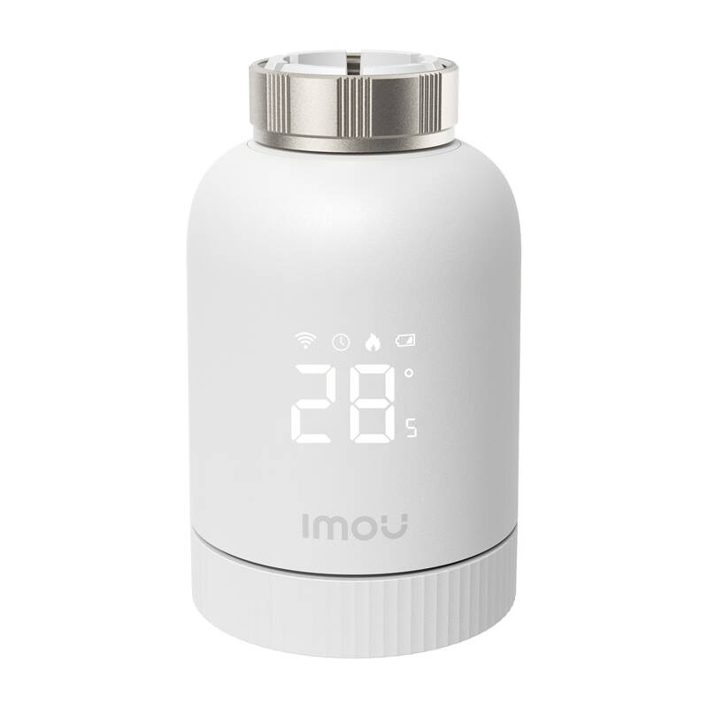 IMOU KIT-TRV1-EU-2 – Pachet hub ZigBee și cap termostatic TRV1, 6 adaptoare incluse, control prin aplicația Imou Life