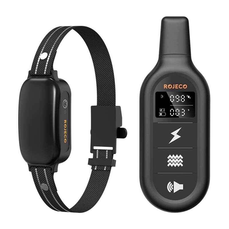 Rojeco 1000M PD521 Colier electric de lătrat (negru)