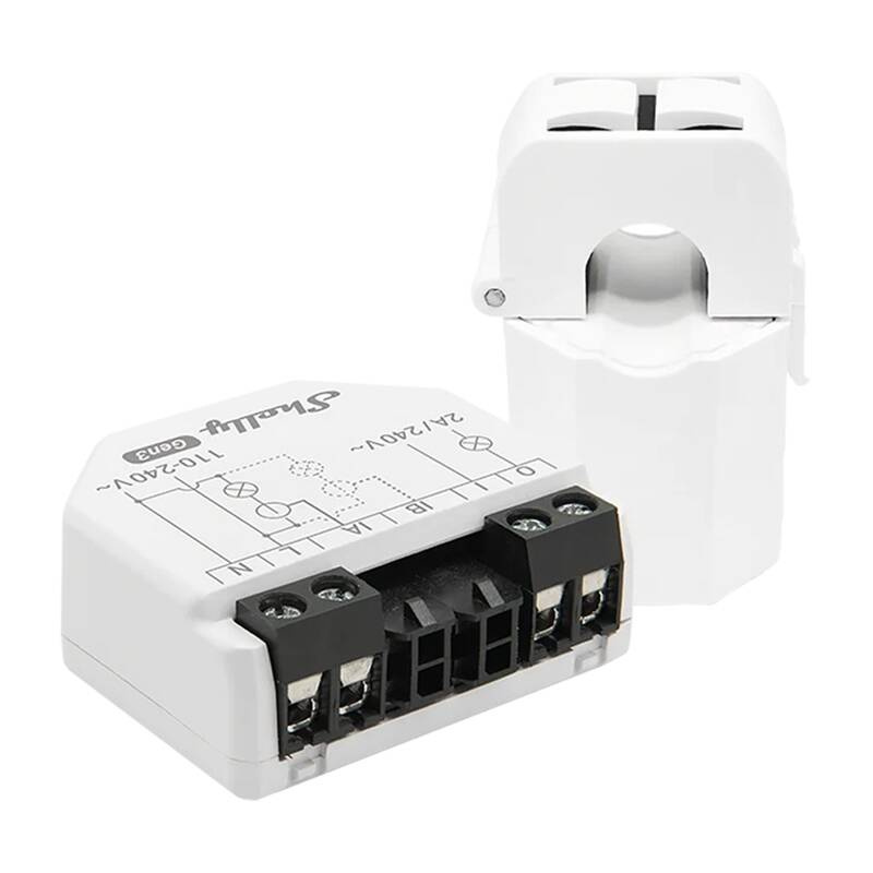 Shelly EM Gen3 – Controler inteligent de măsurare a energiei WiFi, 2 canale, până la 80A, cu transformator 50A inclus
