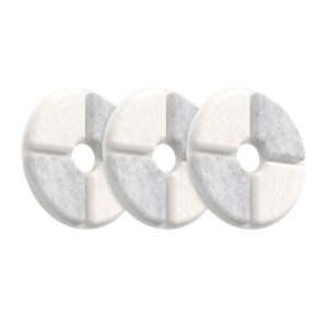 Rojeco RYSJBJZ-LX3 – Set 3 filtre de schimb pentru fântână de apă wireless 2,5L pentru animale de companie