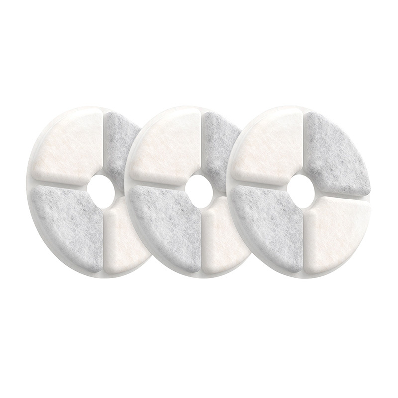 Rojeco RYSJBJZ-LX3 – Set 3 filtre de schimb pentru fântână de apă wireless 2,5L pentru animale de companie