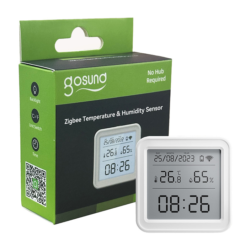 Zigbee Gosund ST17 LCD senzor inteligent de temperatură și umiditate Tuya