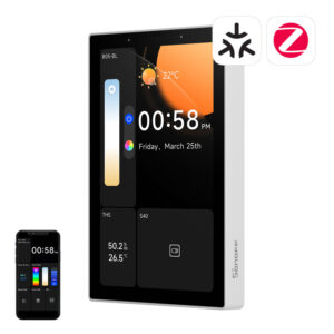 Sonoff NSPanel Pro 120 – Panou control Wi‑Fi 4,7″ tactil, Hub Zigbee 3.0 & Matter, interfon, widget energie,termostat, alb