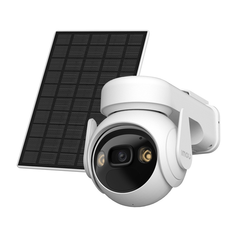IMOU Cell PT Lite – Cameră supraveghere WiFi rotativă exterior 3MP, panou solar tip C, viziune nocturnă 20m, audio, slot microSD