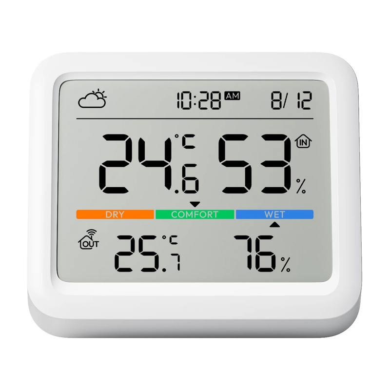 SwitchBot Meter Pro Stație Meteo Smart – senzor temperatură,umiditate, Bluetooth, ecran LCD, alarmă