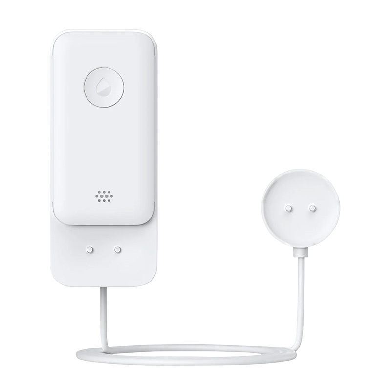Senzor smart SwitchBot cu cablu, pentru inundatie, IP67, Bluetooth + Wi‑Fi, notificări instant, autonomie 2 ani