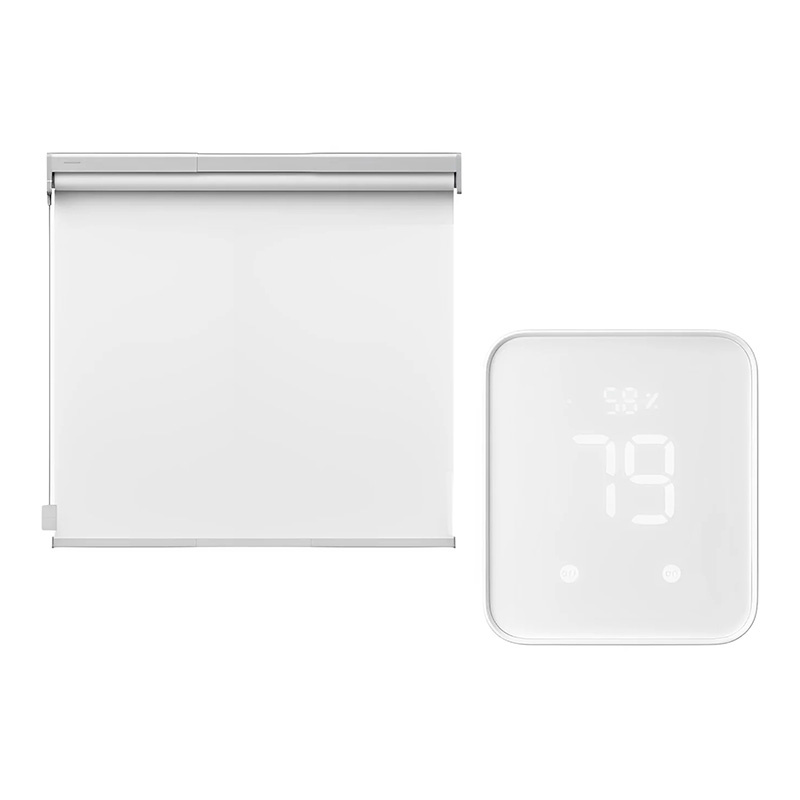 SwitchBot – Perdea rulou smart cu blocare totală a luminii, dimensiuni ajustabile, control vocal, baterie sau panou solar